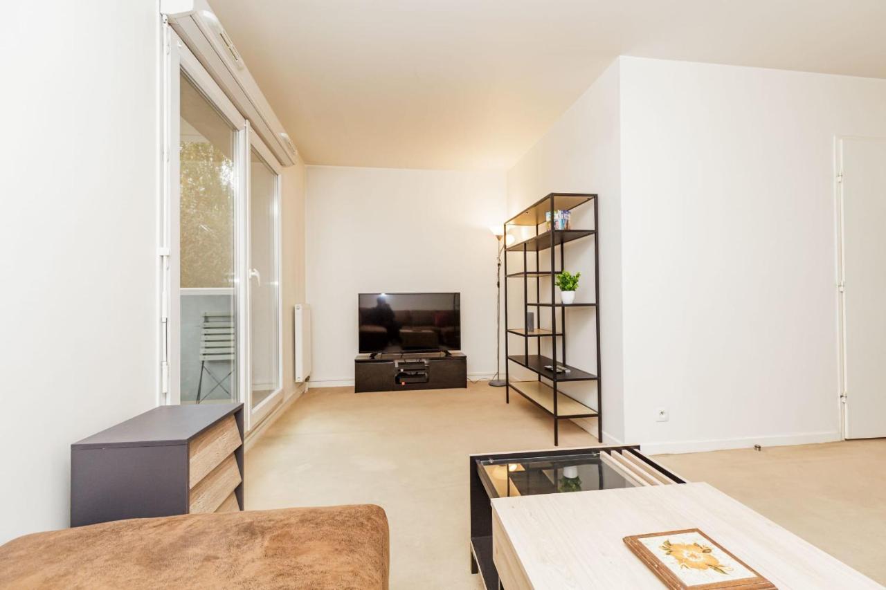 Bright 68 M2 Apartment Near The Stade De France Обервил Екстериор снимка